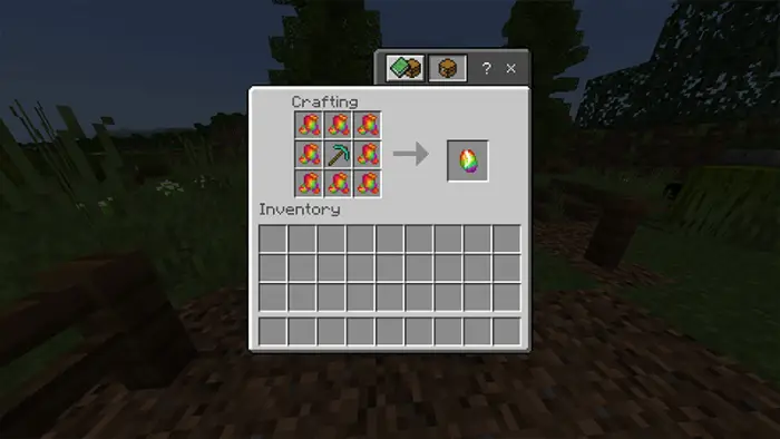 Crafting a colorful creative rune item