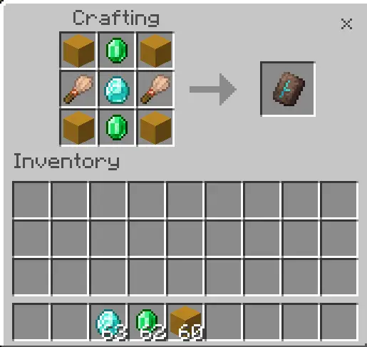 To craft a Totem using emeralds and diamonds