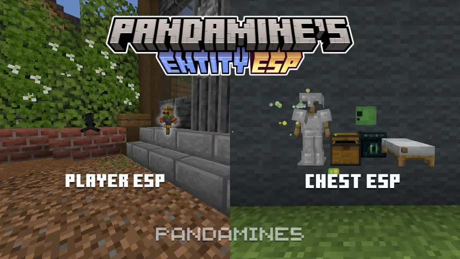 Thumbnail: PandaMine's Entity ESP (Chest, Shulker, Mob + Player ESP) | Entity, Player X-Ray