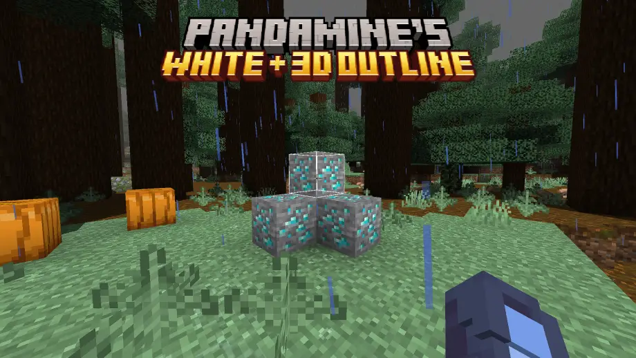 Thumbnail: PandaMine's White + 3D + Transparent Block Outline Selection