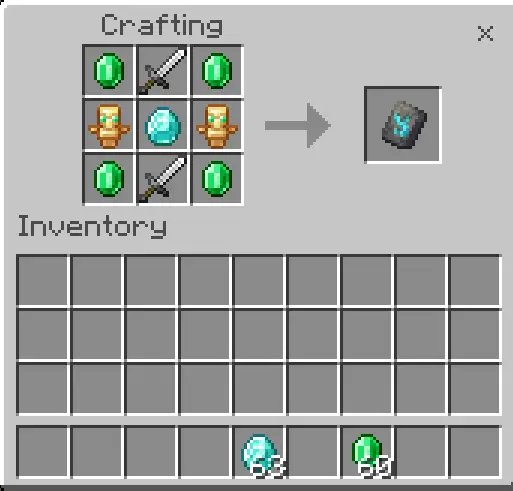 Crafting recipe for rare survival item