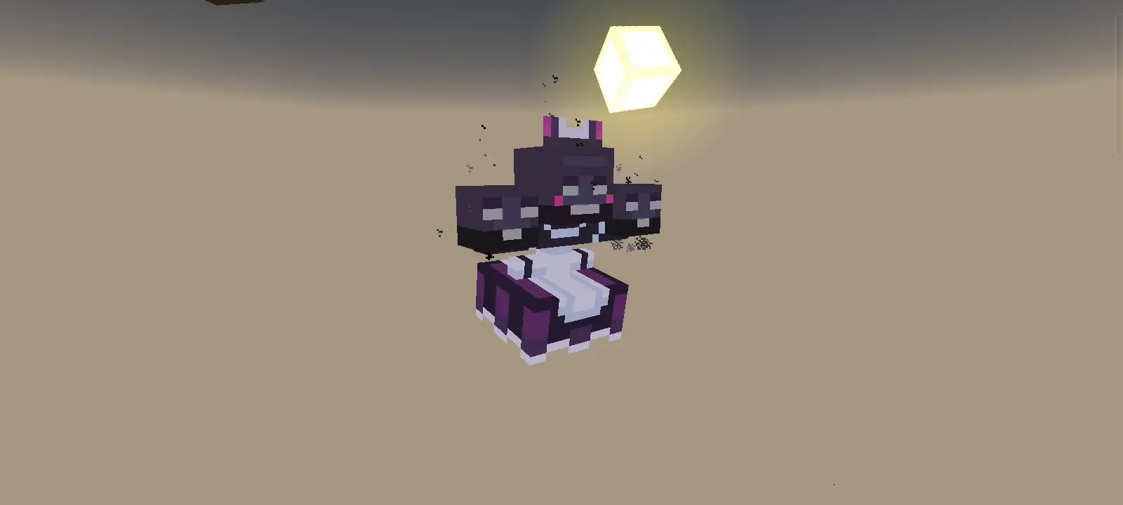 Maid-themed Wither with cat ears floats.