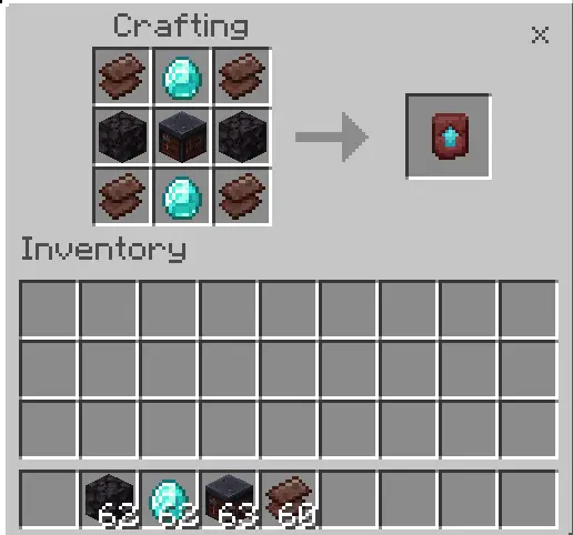 Crafting recipe for rare survival item