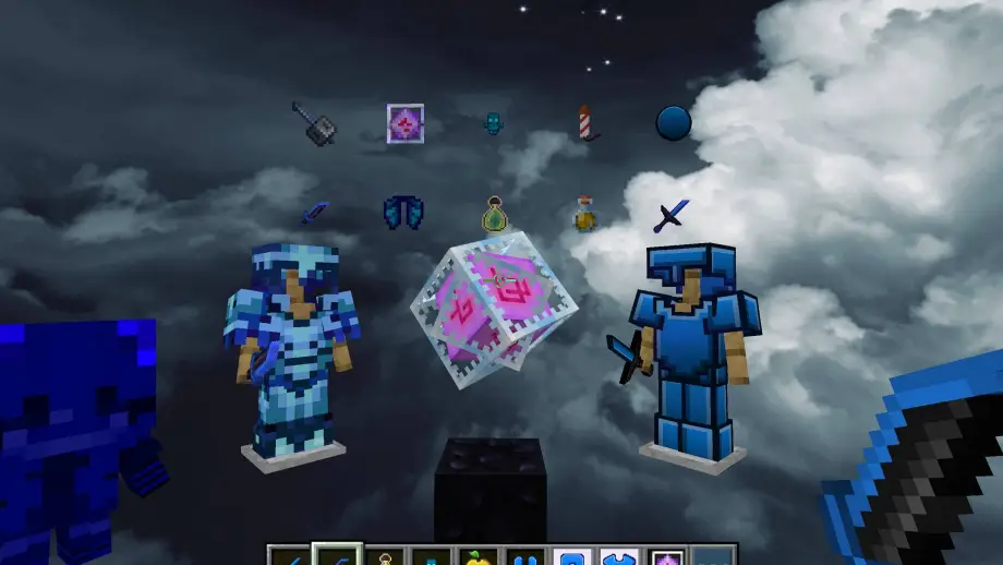 Thumbnail: Blue Anime PvP UI