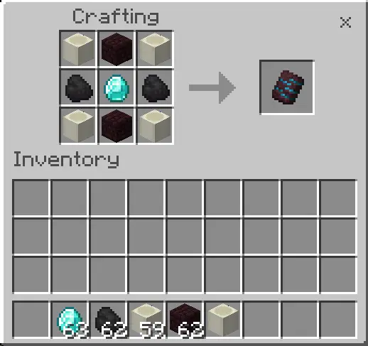 Crafting recipe for rare item mod