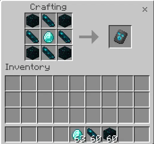 Crafting recipe for a Totem of Undying