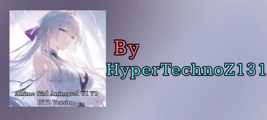 Thumbnail: Anime Girl Animated UI V3 HTZ version