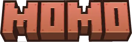 Blocky MOMO mod title graphic