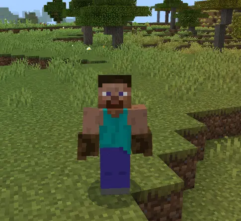 Player wearing gauntlet melee weapons