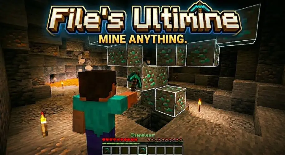 Thumbnail: File’s Ultimine – Vein Mining & 3x3 Mining (Support Achievements)