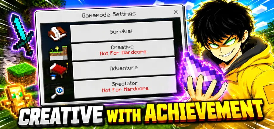 Thumbnail: Advance Settings - Creative With [Achievement]