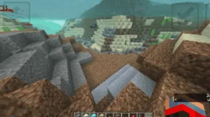 Realistic terrain with detailed lighting effects