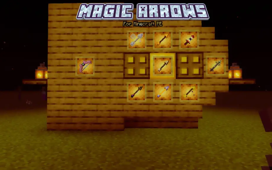 Magic Arrows — Flechas Mágicas Add-on for Minecraft