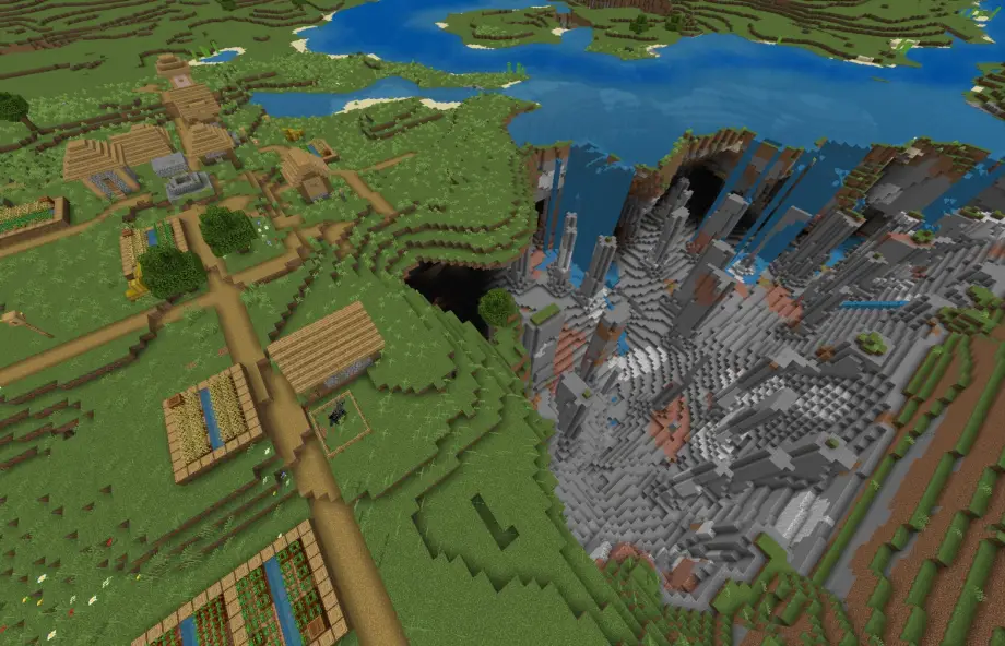 Thumbnail: Canyon Village near Jagged Peaks Seed