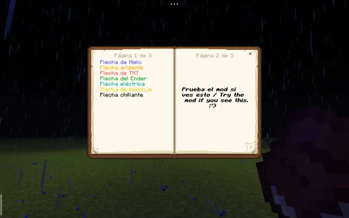 Open book with colorful magic arrow list