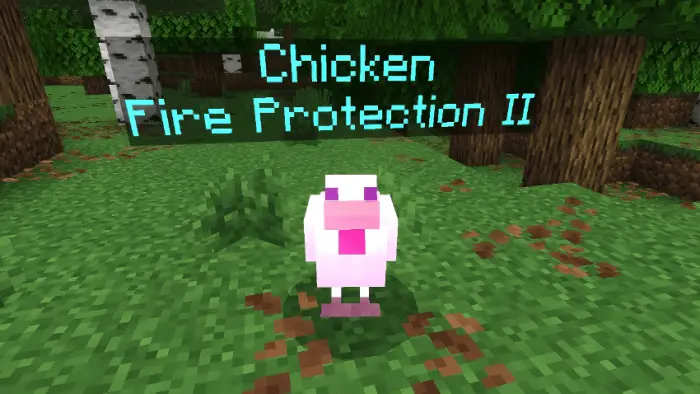 Chicken with Fire Protection II enchantment