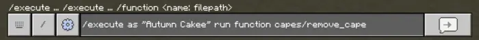 Command input to remove a players cape