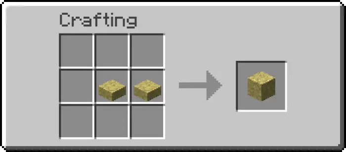 Two slabs crafted into one block