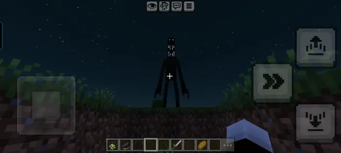 Tall shadowy creature lurking at night