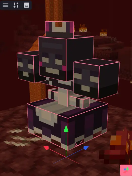 Maid-themed Wither boss texture pack