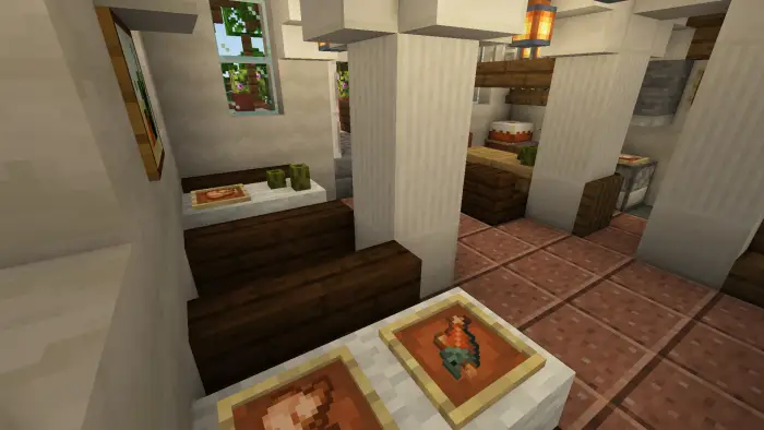 ALT Cozy tavern interior with tables and decor
