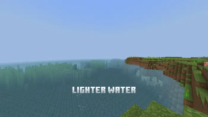 Clear, fog-free water with vibrant visuals