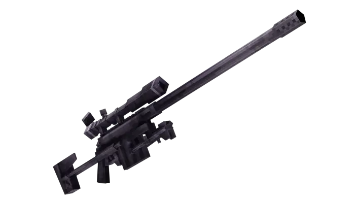 3D animated sniper rifle mod weapon