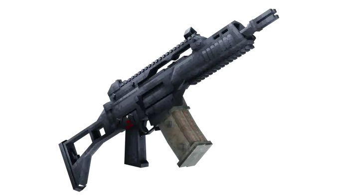 3D animated tactical rifle mod weapon