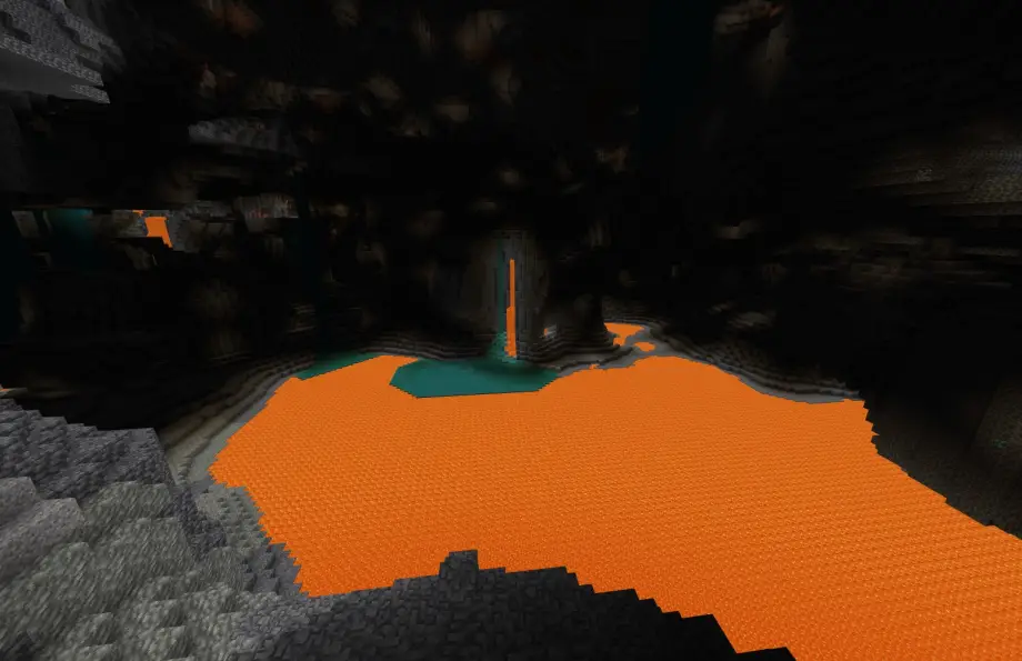 Thumbnail: Deep Lava Cave Spawn Seed