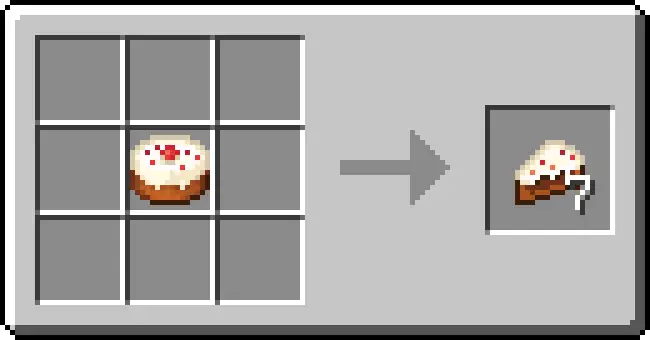 ALT Crafting recipe for a pie slice