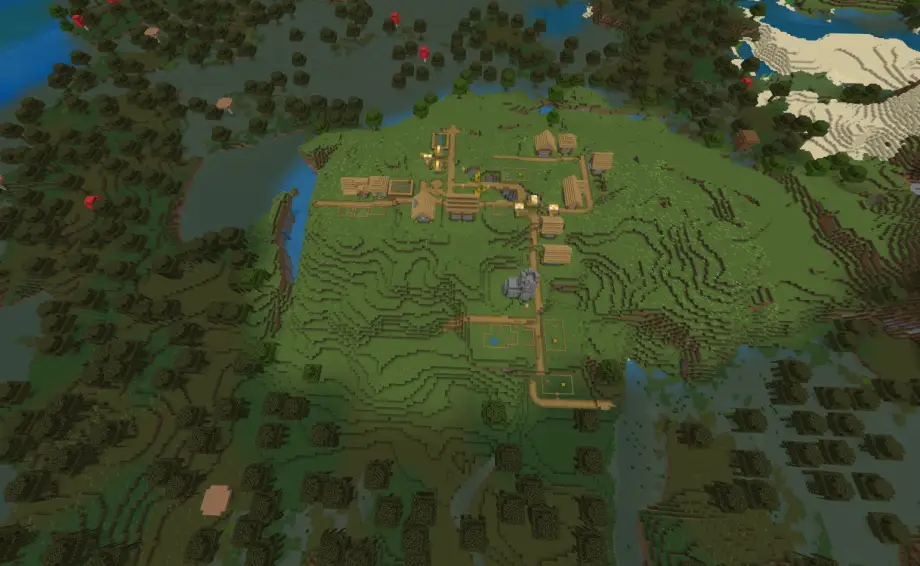 Thumbnail: Massive Swamp with Isolated Village Seed