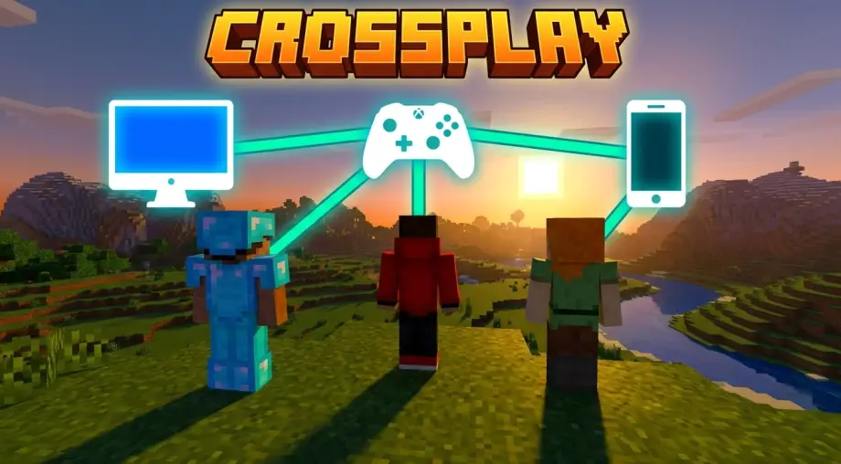 Thumbnail: Minecraft Bedrock Crossplay: How to Play With Friends on Any Device