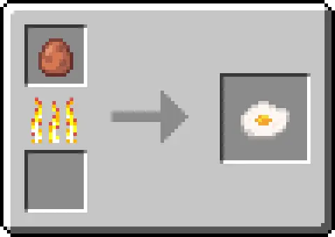 Pixelated egg cooking recipe icon