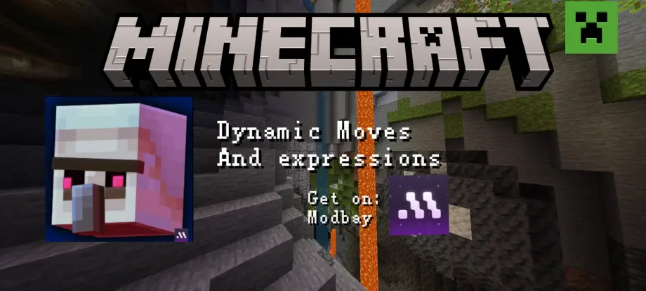 Thumbnail: Dynamic Moves and Expressions 1.13.8 (resource Pack ) (Fixed ETF)