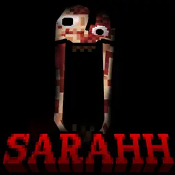 ALT Horror wraith with wide mouth and SARAHH text