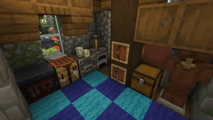 Cozy farmstead interior with starter tools
