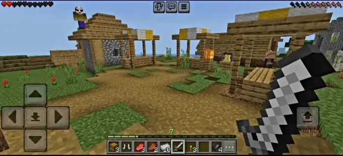 ALT Mysterious figure stands on village roof