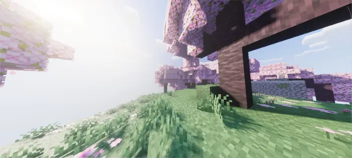 Soft godrays and lush grass with shaders