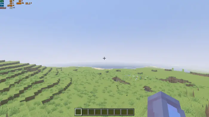 ALT Expansive grassy landscape, clear horizon