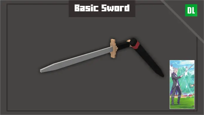 Pixel-style sword inspired by ReZero
