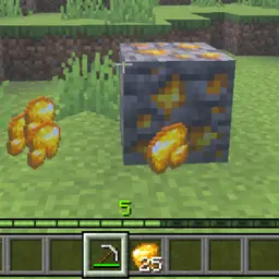 XP level 5 boosts ore drop rewards