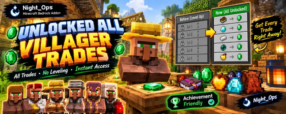 Thumbnail: Unlocked All Villager Trades (Achievement Friendly)