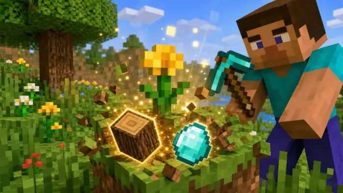 ALT Character mining block with random loot