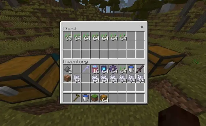 ALT Robot farm chest with seeds and supplies
