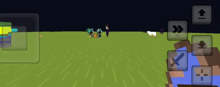 Super creatures approach player at night