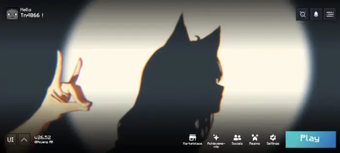 Shadow neko girl silhouette wallpaper UI