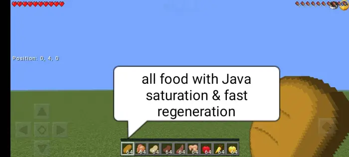 All food gives fast saturation boost