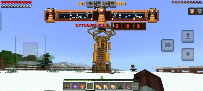 Giant Tesla Coil boss with health bar