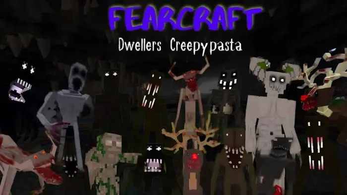 ALT Creepy monsters from Fearcraft mod pack