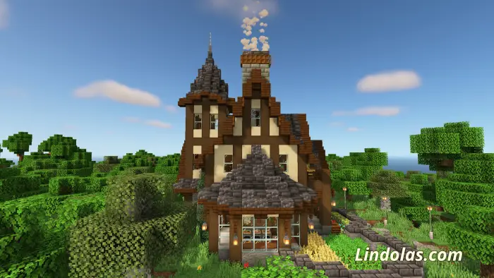 Cozy survival cottage with lush garden